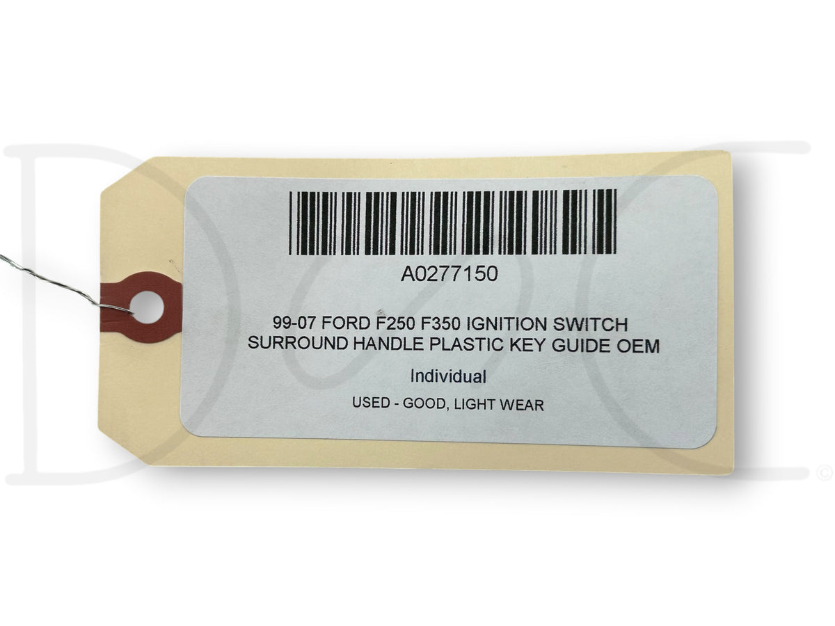 99-07 Ford F250 F350 Ignition Switch Surround Handle Plastic Key Guide OEM