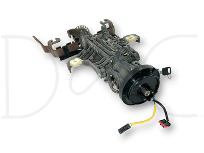 05-07 Ford F250 F350 Lariat Tilt Steering Column Auto W/ Key & Clockspring OE