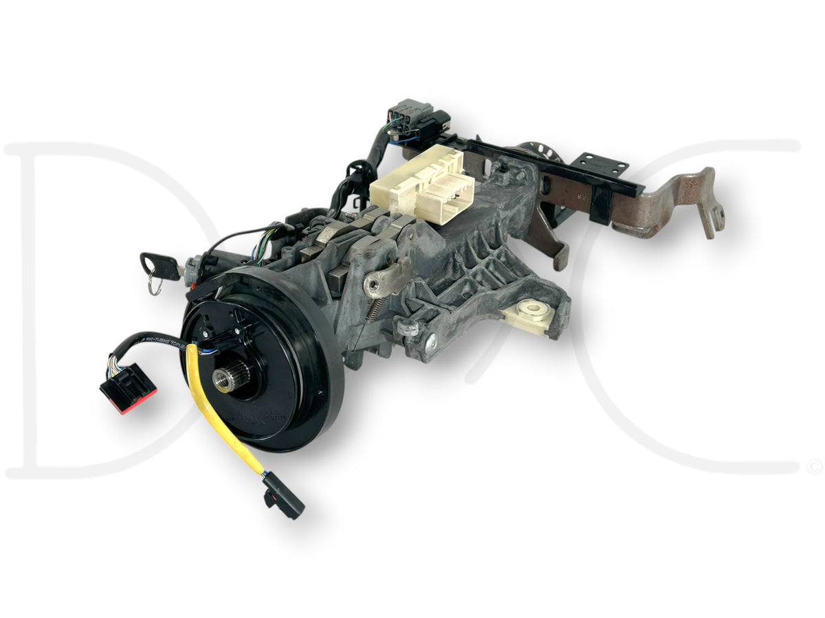 05-07 Ford F250 F350 Lariat Tilt Steering Column Auto W/ Key & Clockspring OE