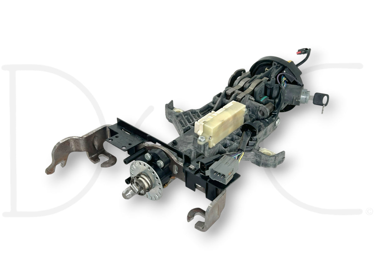 05-07 Ford F250 F350 Lariat Tilt Steering Column Auto W/ Key & Clockspring OE