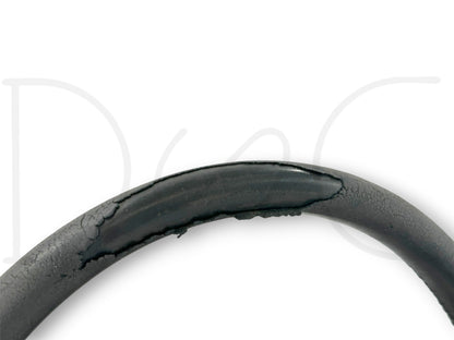 05-07 Ford F250 F350 Lariat Steering Wheel Black Leather W/ Cruise Audio *Blem*