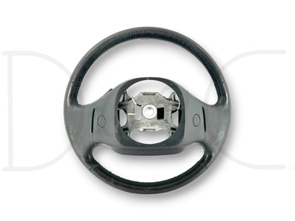 05-07 Ford F250 F350 Lariat Steering Wheel Black Leather W/ Cruise Audio *Blem*