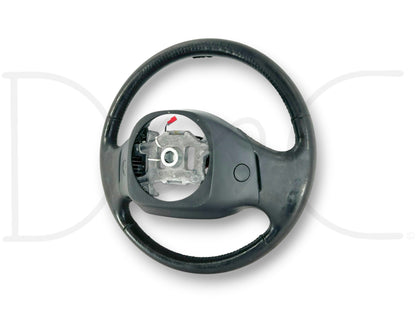 05-07 Ford F250 F350 Lariat Steering Wheel Black Leather W/ Cruise Audio *Blem*