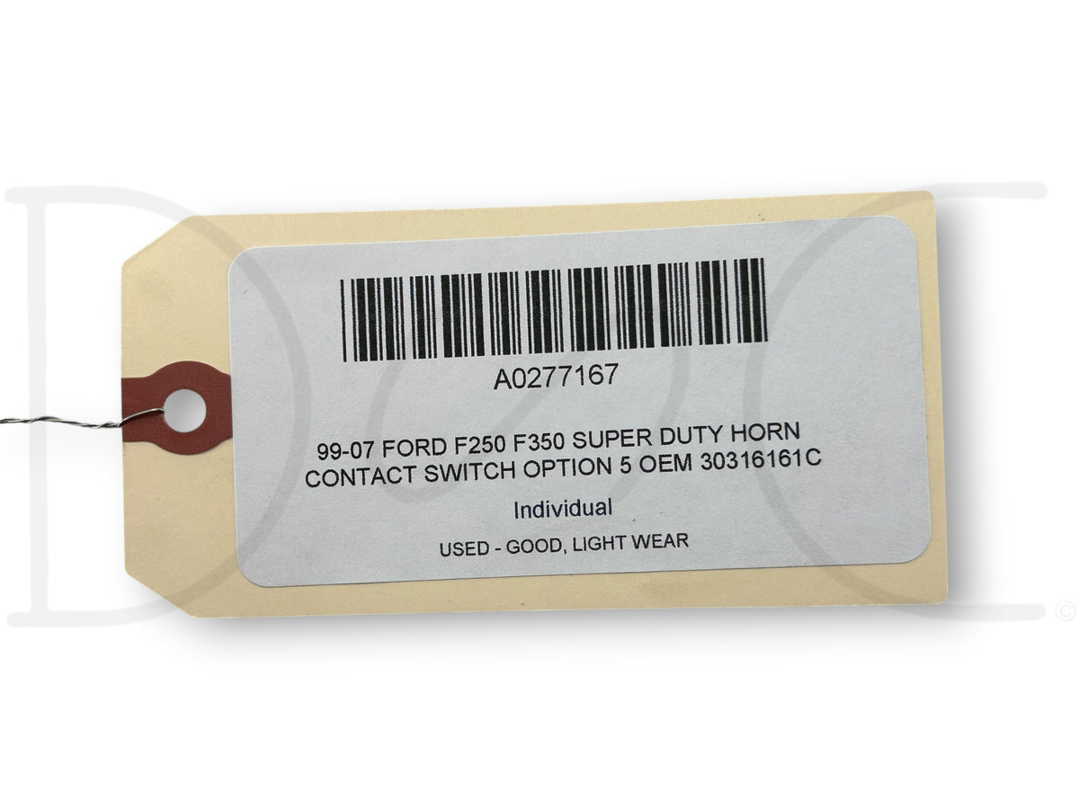 99-07 Ford F250 F350 Super Duty Horn Contact Switch Option 5 OEM 30316161C