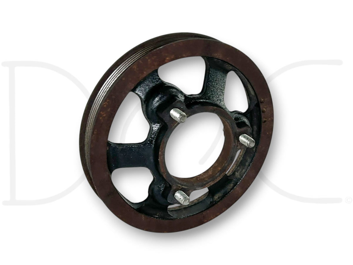 03-07 Ford F250 F350 6.0 6.0L Diesel Dual Alternator Balancer Crank Pulley OE