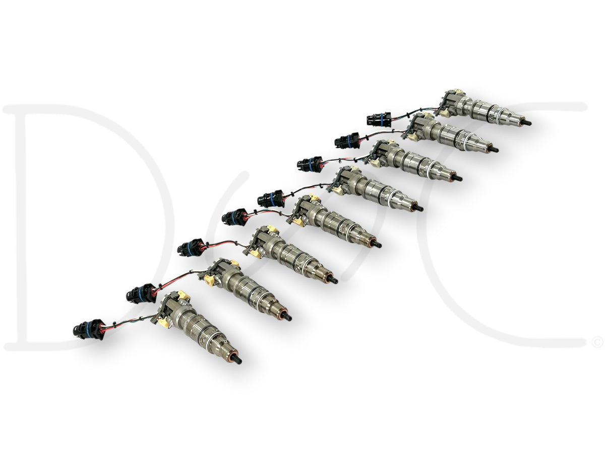 03-07 Ford F250 F350 6.0 6.0L Diesel Fuel Injector Set (8) Injectors *Cores*