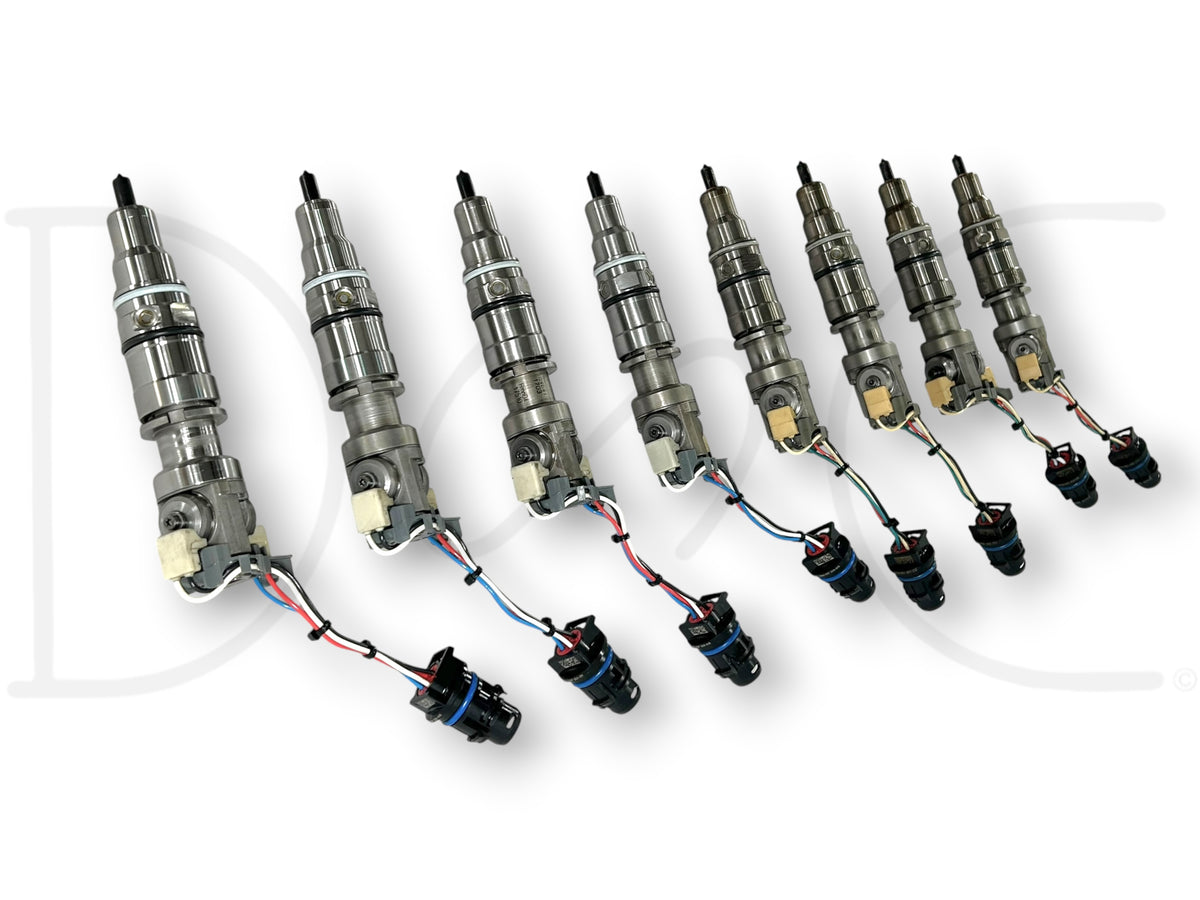 03-07 Ford F250 F350 6.0 6.0L Diesel Fuel Injector Set (8) Injectors *Cores*
