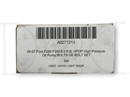 05-07 Ford F250 F350 6.0 6.0L HPOP High Pressure Oil Pump Bolts OE Bolt Set