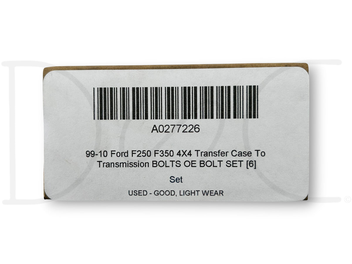 99-10 Ford F250 F350 4X4 Transfer Case To Transmission Bolts OE Bolt Set [6]