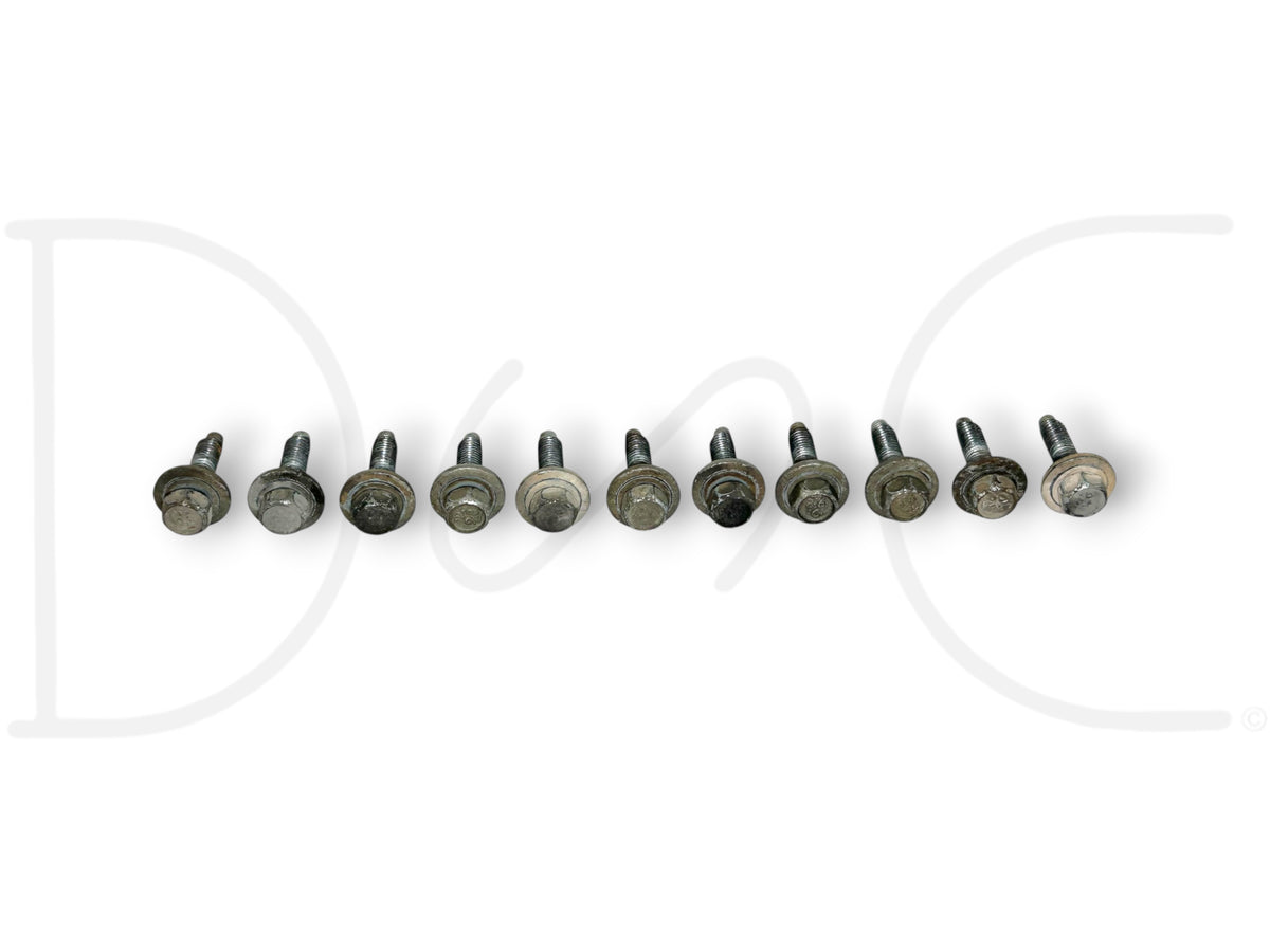 99-07 Ford F250 F350 Excursion Running Board Step To Cab Bolt Set OE [11] Bolts