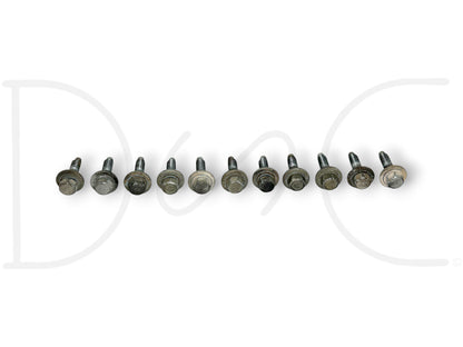 99-07 Ford F250 F350 Excursion Running Board Step To Cab Bolt Set OE [11] Bolts