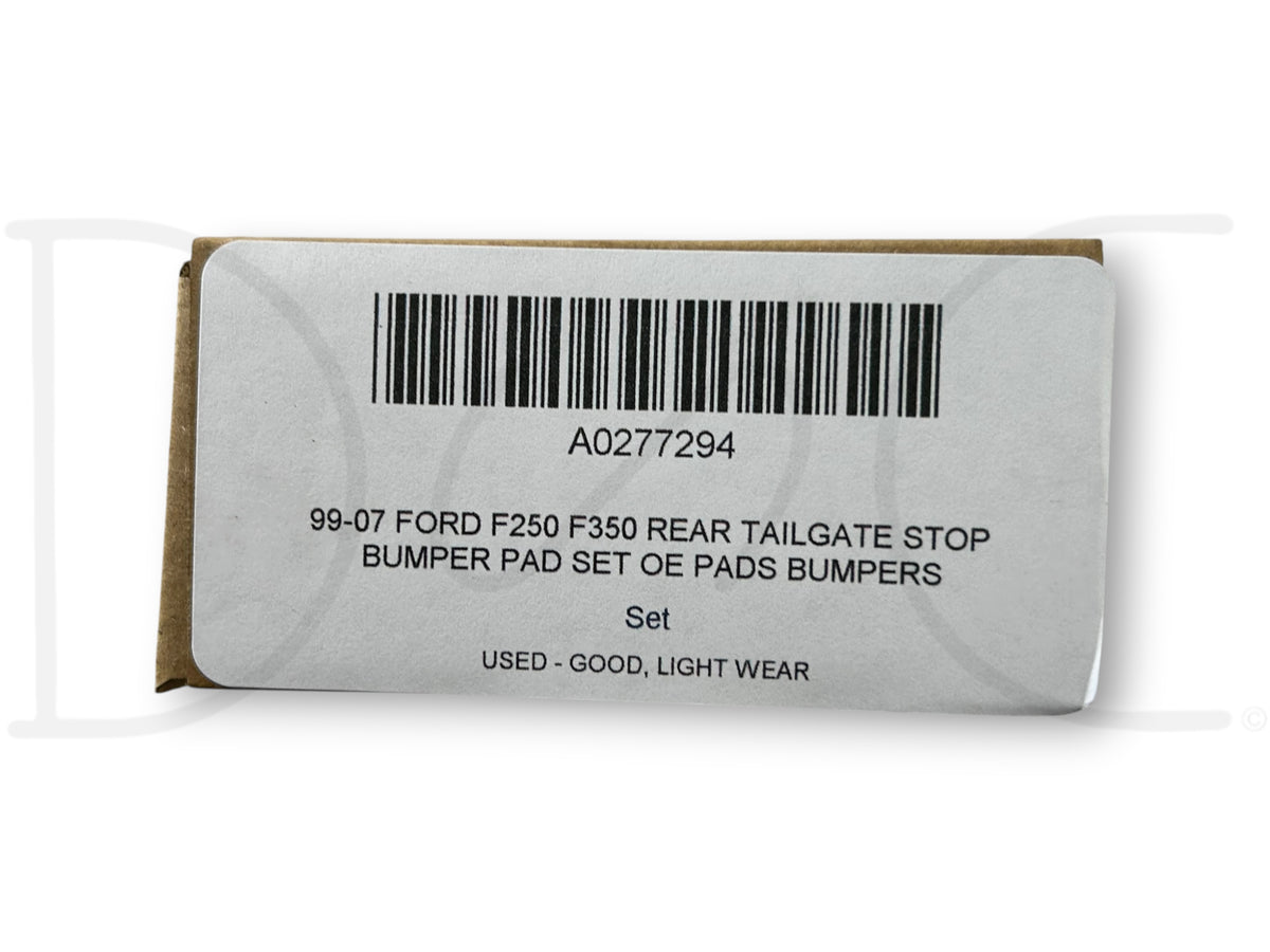 99-07 Ford F250 F350 Rear Tailgate Stop Bumper Pad Set OE Pads Bumpers