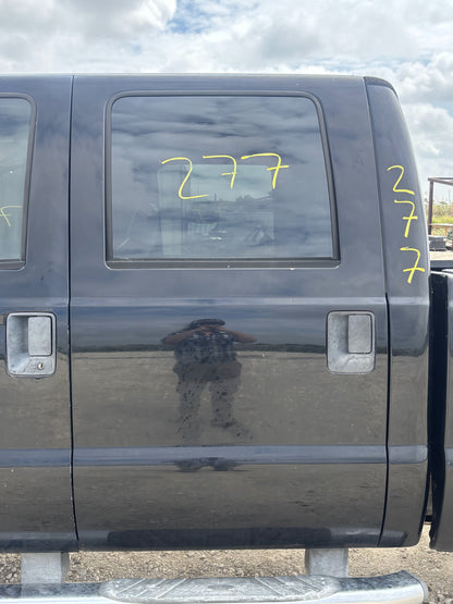 99-07 Ford F250 F350 Rear LH Left Driver Crew Cab Door UD Black Electric