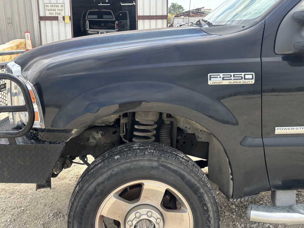 99-07 Ford F250 F350 Front Fender LH Left Driver UD Black