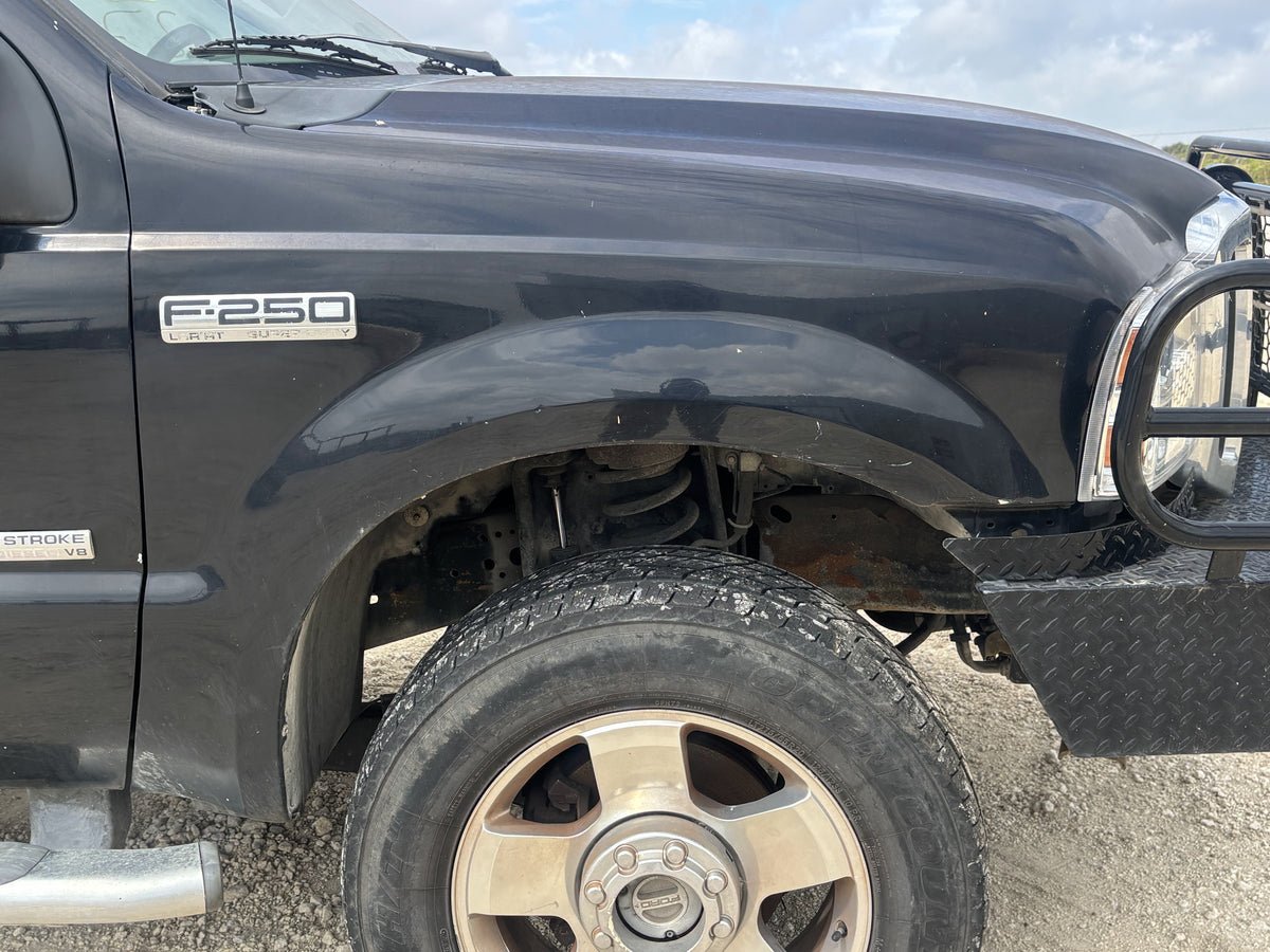 99-07 Ford F250 F350 Front Fender RH Right Passenger UD Black