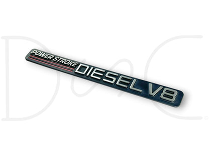 99-02 Ford F250 F350 7.3 7.3L Powerstroke Turbo Diesel Door Badge Emblem OE
