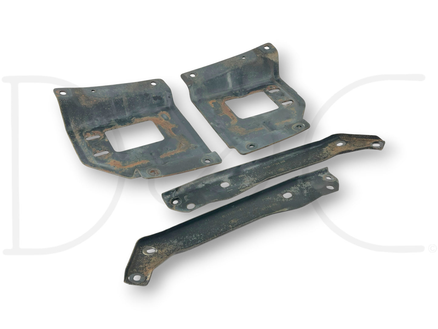 99-04 Ford F250 F350 Front Bumper Bracket Set [4] OEM Mounting Brackets