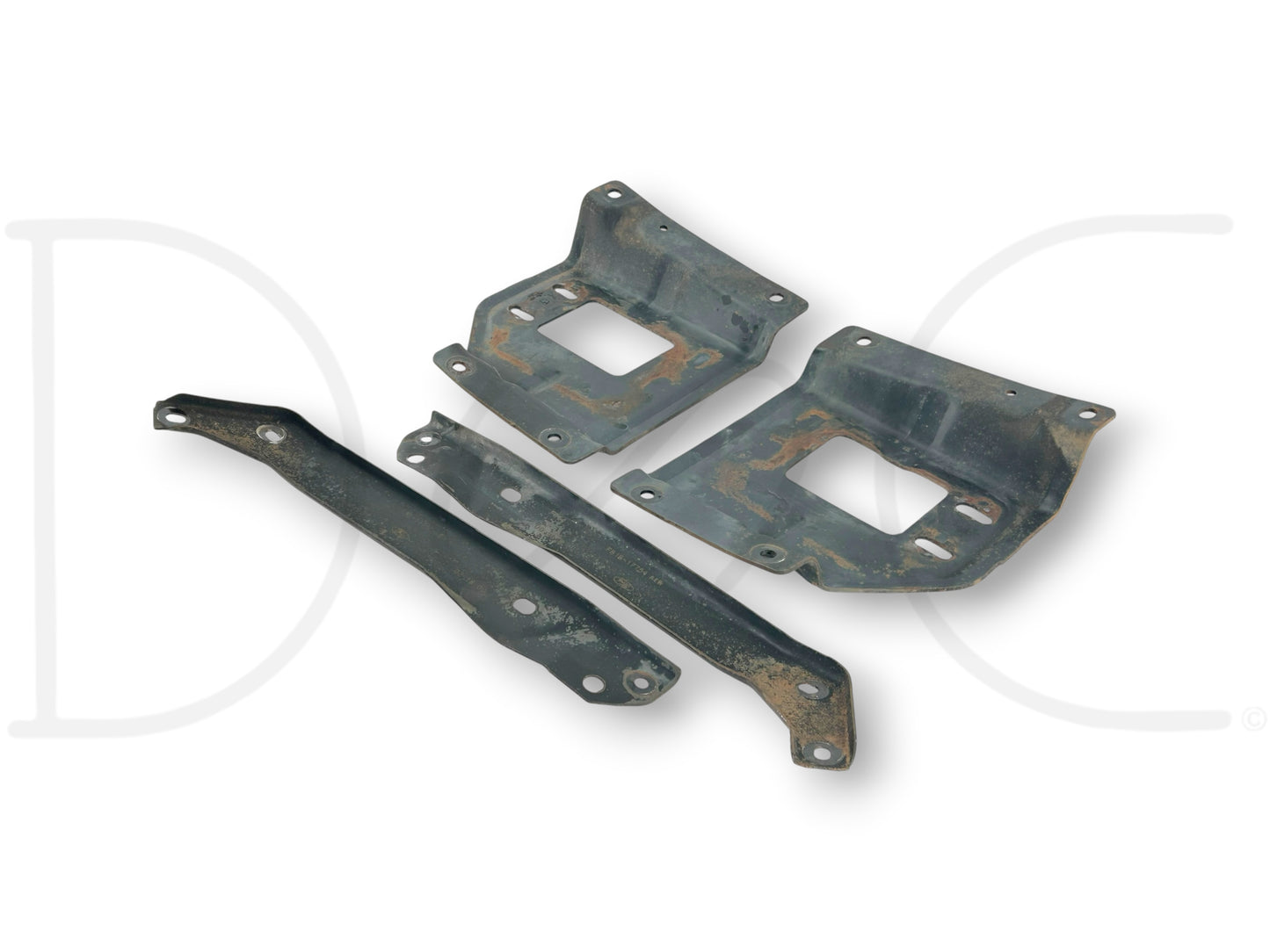 99-04 Ford F250 F350 Front Bumper Bracket Set [4] OEM Mounting Brackets
