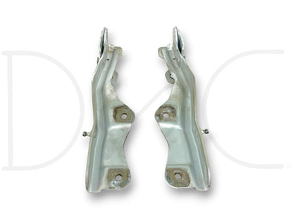 99-07 Ford F250 F350 Super Duty Hood Hinge Set Silver Hood Hinges OE RH LH Pair