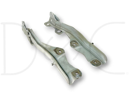 99-07 Ford F250 F350 Super Duty Hood Hinge Set Silver Hood Hinges OE RH LH Pair