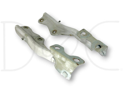 99-07 Ford F250 F350 Super Duty Hood Hinge Set Silver Hood Hinges OE RH LH Pair