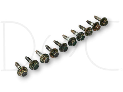 99-07 Ford F250 F350 Excursion Running Board Step To Cab Bolt Set OE [10] Bolts