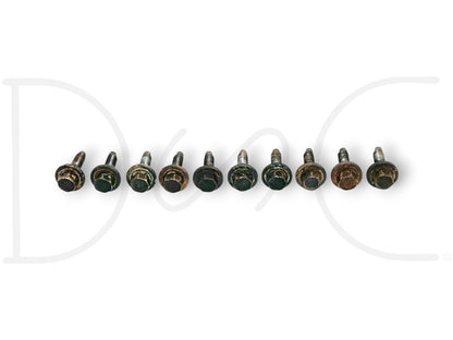 99-07 Ford F250 F350 Excursion Running Board Step To Cab Bolt Set OE [10] Bolts