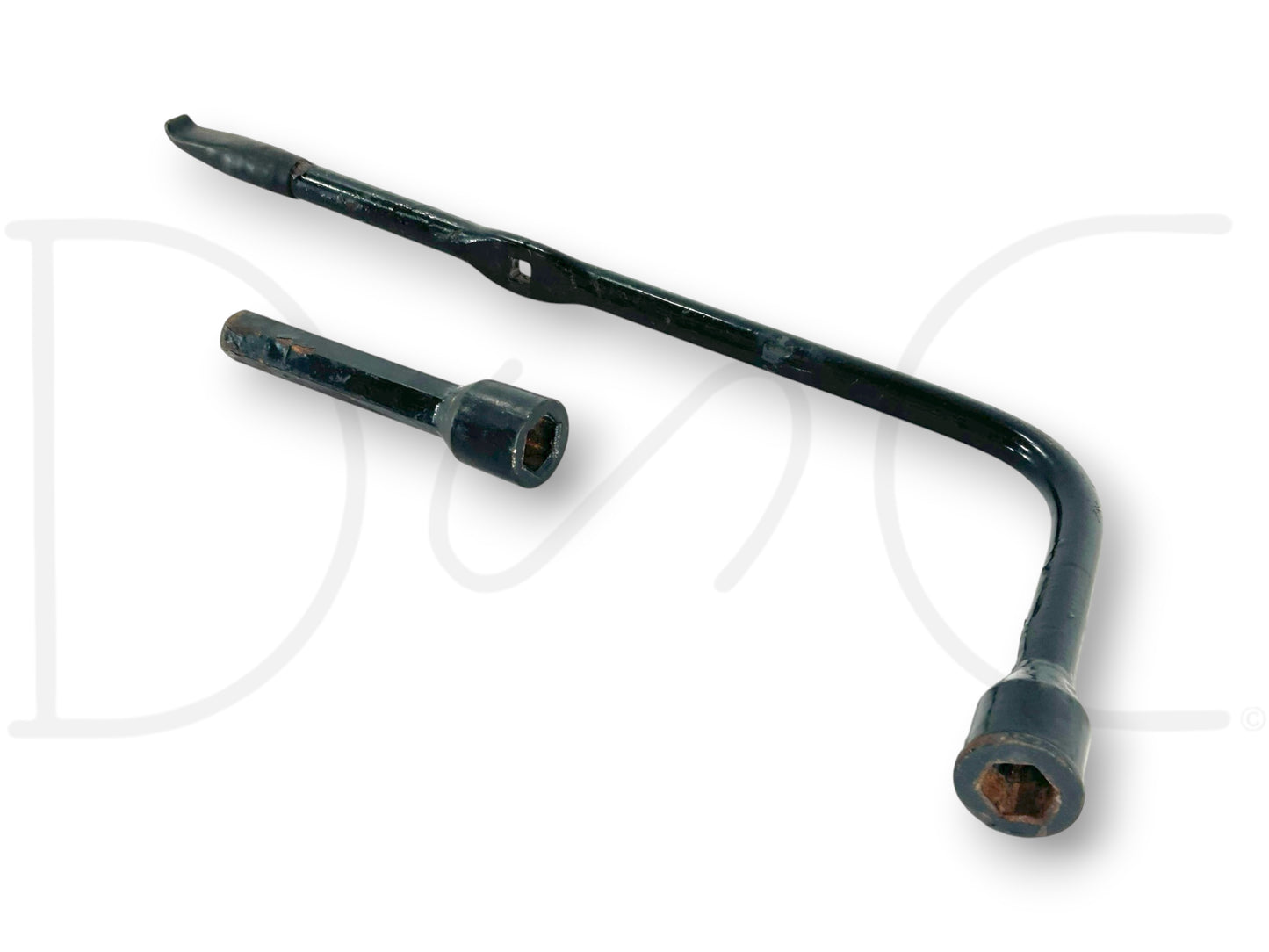 99-02 Ford F350 Dually DRW Spare Tire Lug Wrench Jack Tool OEM