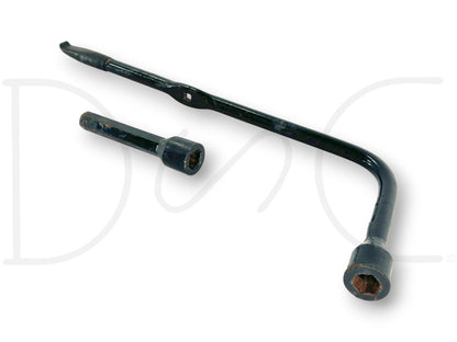 99-02 Ford F350 Dually DRW Spare Tire Lug Wrench Jack Tool OEM