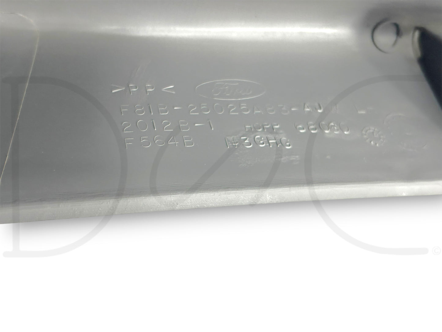 99-02 Ford F250 F350 LH Left Driver A Pillar Trim Panel Gray F81B-25025A83-Ajw