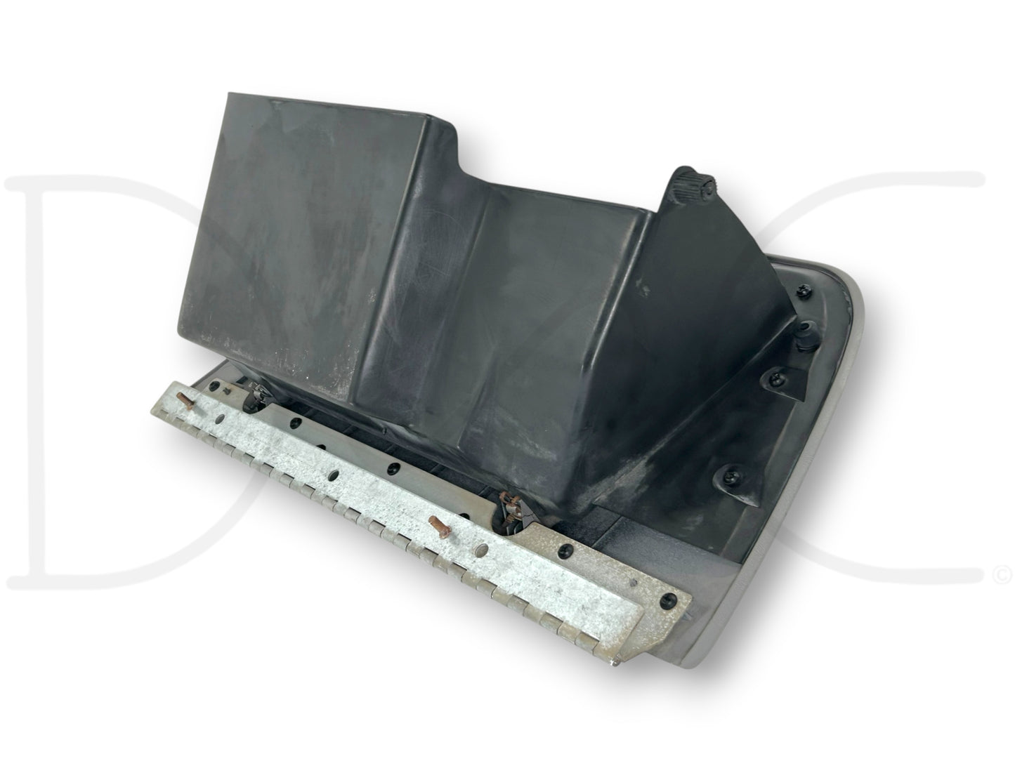 99-02 Ford F250 F350 Dash Glove Box Storage Bin Compartment Gray OE