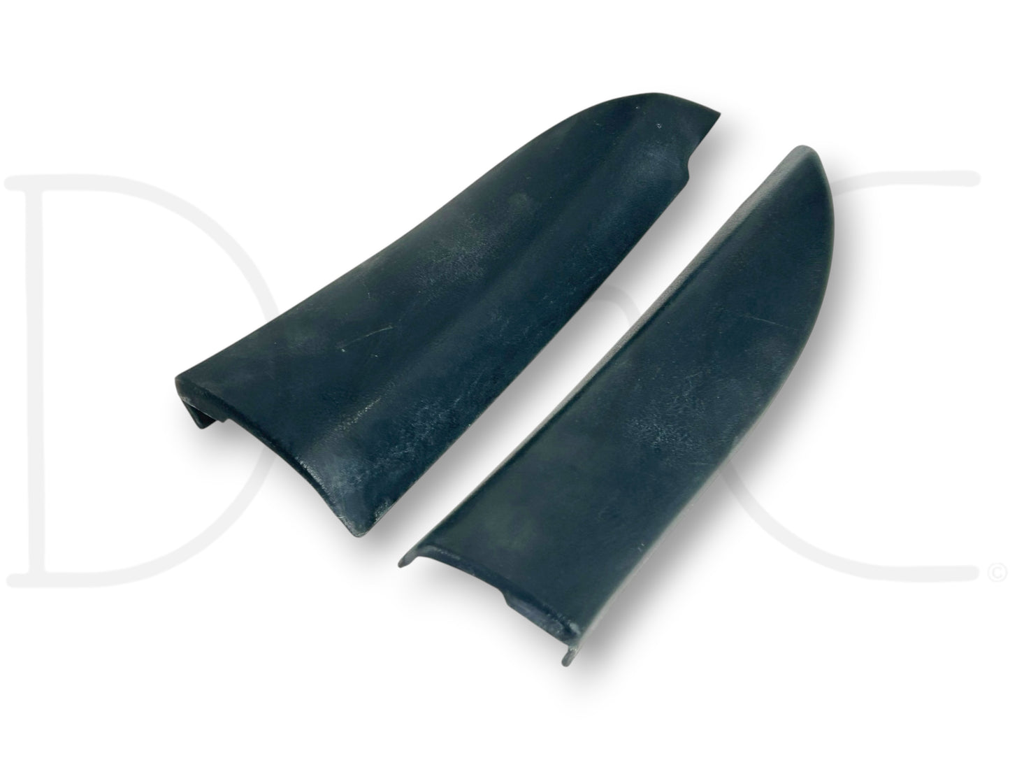 99-07 Ford F250 F350 LH RH Left Right Door Sail Trim Panel Covers Set Black OE