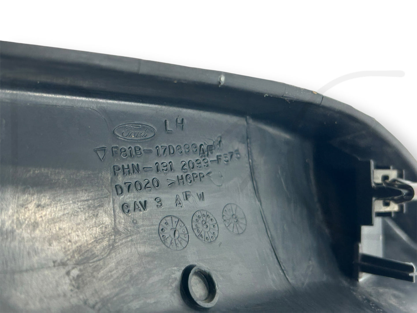 99-07 Ford F250 F350 LH RH Left Right Door Sail Trim Panel Covers Set Black OE