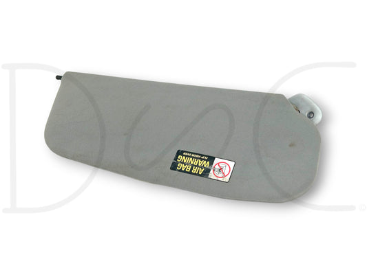 99-01 Ford F250 F350 LH Left Driver Sun Visor Gray Cloth OEM