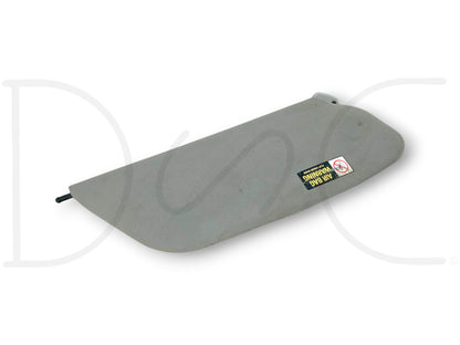99-01 Ford F250 F350 LH Left Driver Sun Visor Gray Cloth OEM