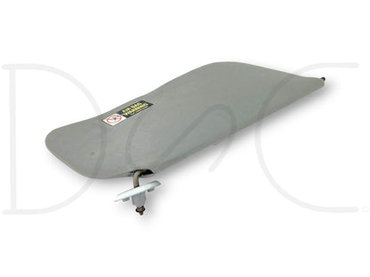 99-01 Ford F250 F350 LH Left Driver Sun Visor Gray Cloth OEM