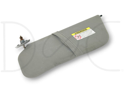 99-01 Ford F250 F350 LH Left Driver Sun Visor Gray Cloth OEM