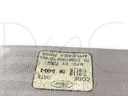 99-00 Ford F250 F350 LH Left Driver Front Seat Belt Seatbelt Gray OE