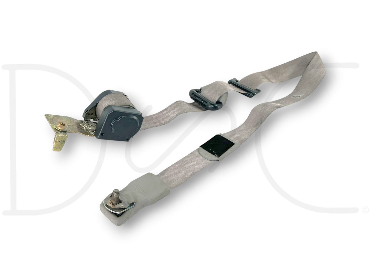 99-00 Ford F250 F350 RH Right Passenger Front Seat Belt Seatbelt Gray