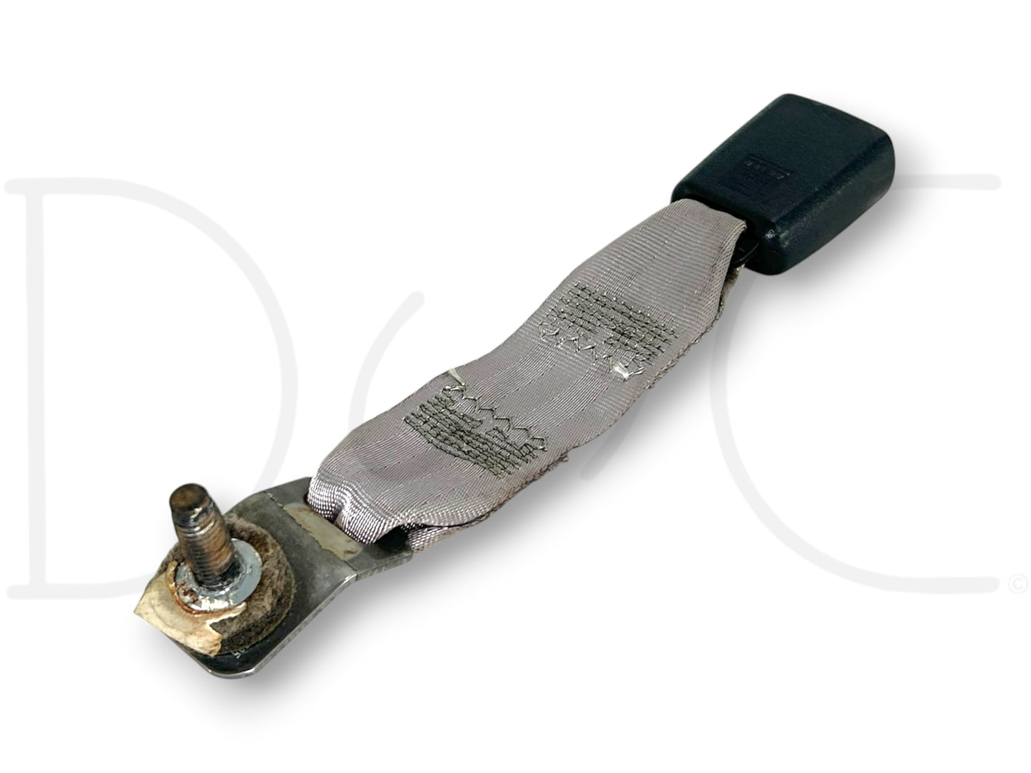 99-02 Ford F250 F350 Rear Back Seat Seatbelt Latch Buckle Gray OE