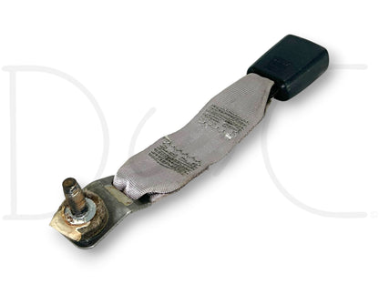 99-02 Ford F250 F350 Rear Back Seat Seatbelt Latch Buckle Gray OE
