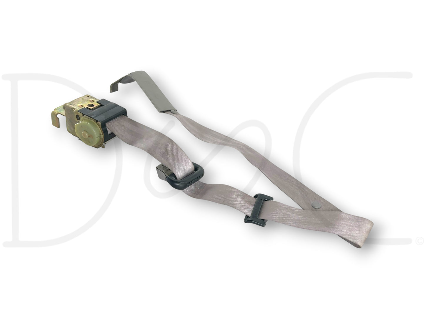 99-04 Ford F250 F350 RH Right Passenger Rear Seat Belt Seatbelt Gray OE