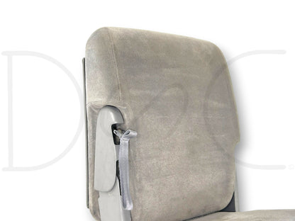 99-00 Ford F250 F350 Front Center Console Jump Seat Gray Cloth OEM