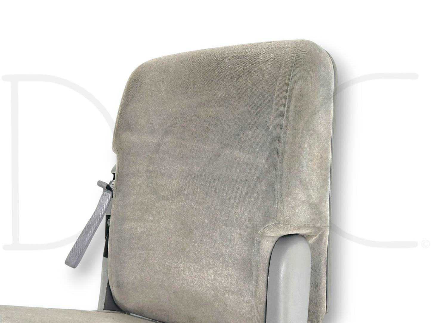 99-00 Ford F250 F350 Front Center Console Jump Seat Gray Cloth OEM