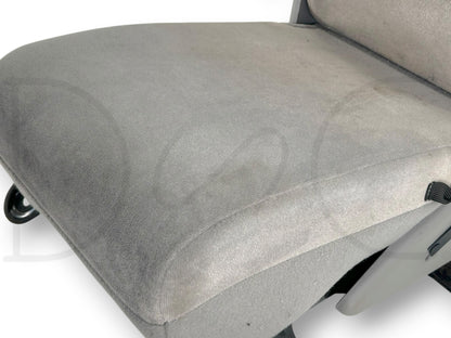 99-00 Ford F250 F350 Front Center Console Jump Seat Gray Cloth OEM