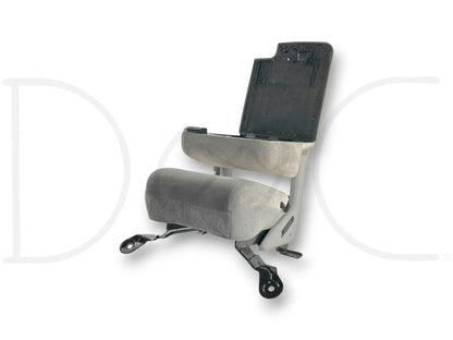 99-00 Ford F250 F350 Front Center Console Jump Seat Gray Cloth OEM