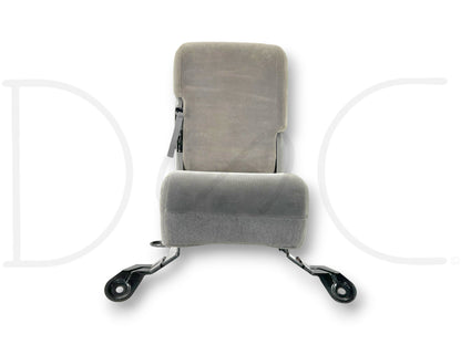 99-00 Ford F250 F350 Front Center Console Jump Seat Gray Cloth OEM