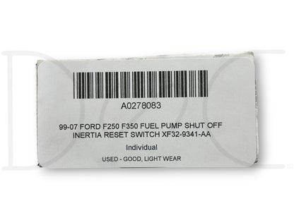 99-07 Ford F250 F350 Fuel Pump Shut Off Inertia Reset Switch Xf32-9341-Aa