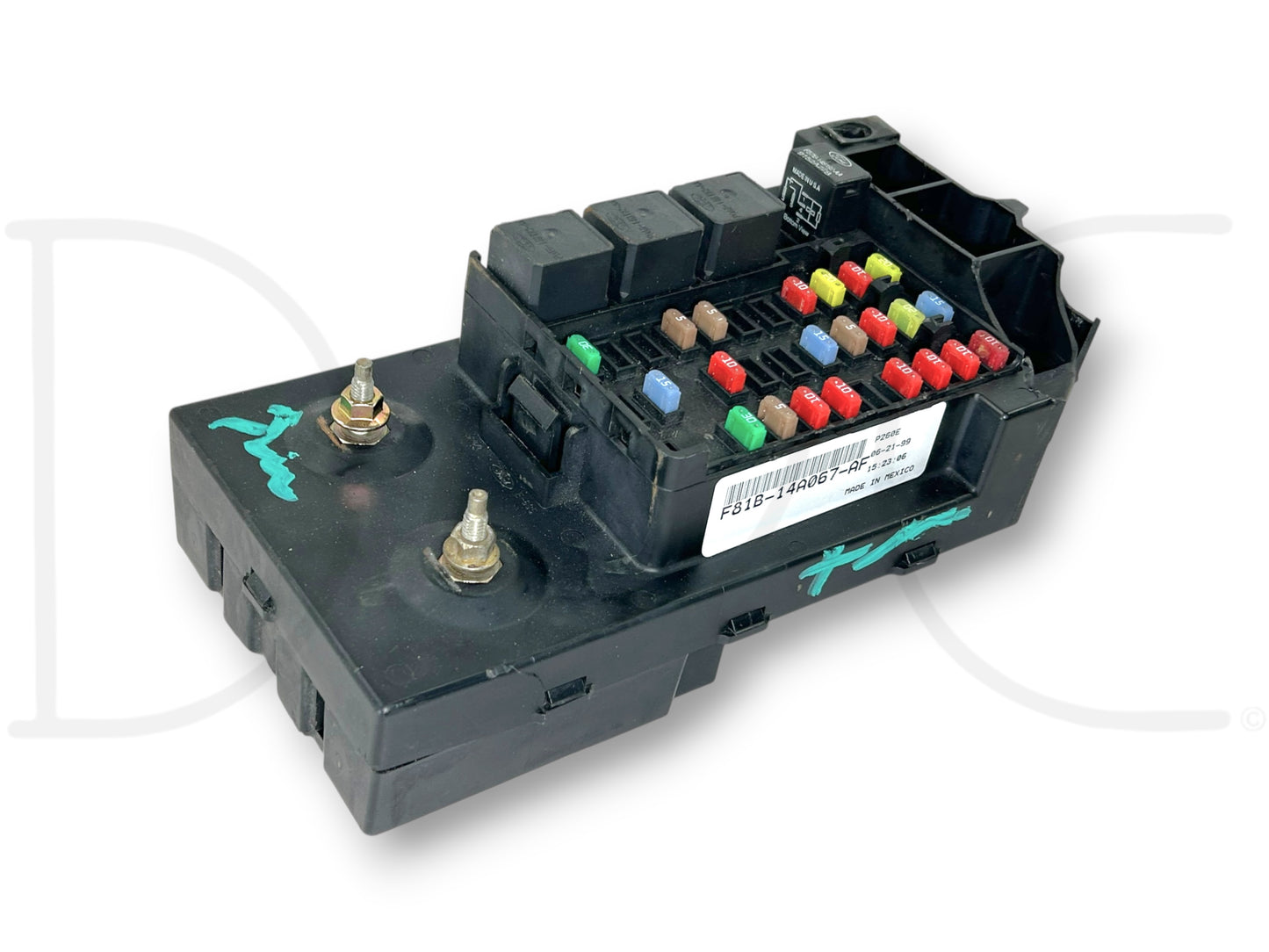 00-01 Ford F250 F350 Interior Dash Fuse Panel Relay Box F81B-14A067-Af *Blem*