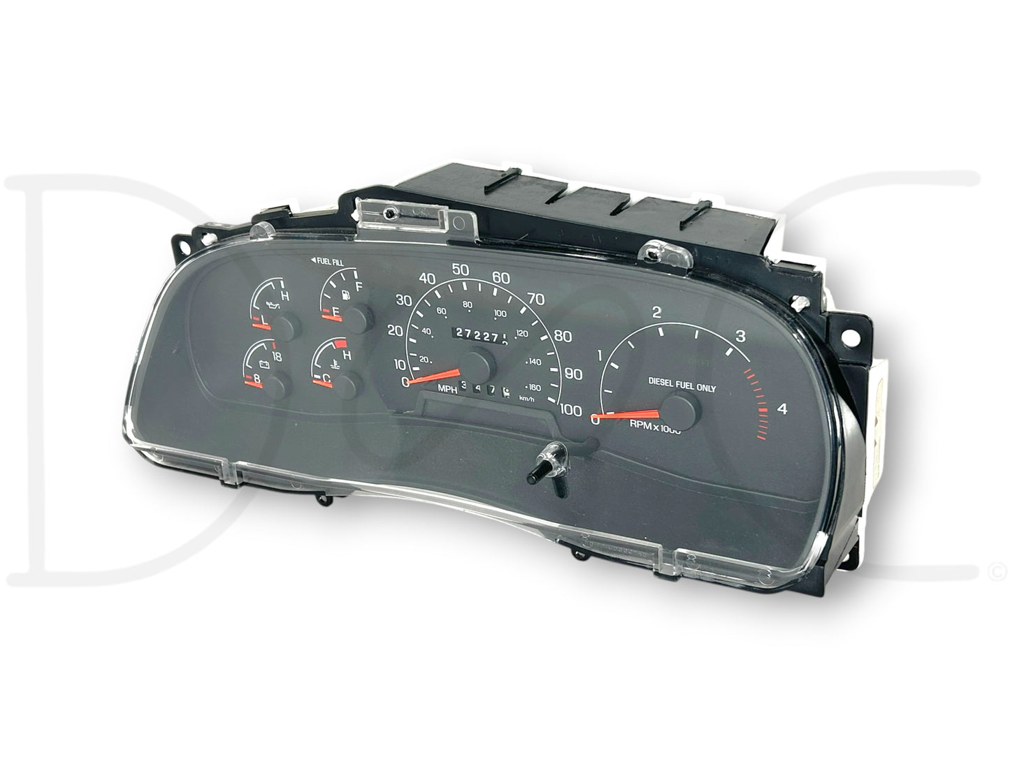 99-01 Ford F250 F350 7.3 7.3L Diesel M/T Instrument Gauge Cluster Xc3F-10849-Afb